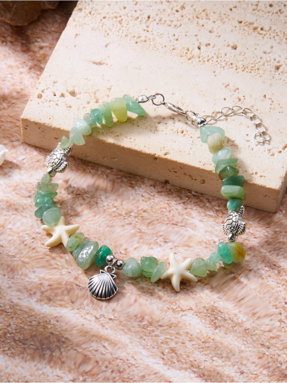 🐢🐚Beach themed Anklet/Bracelet🐚🐢 - Picture 2 of 5
